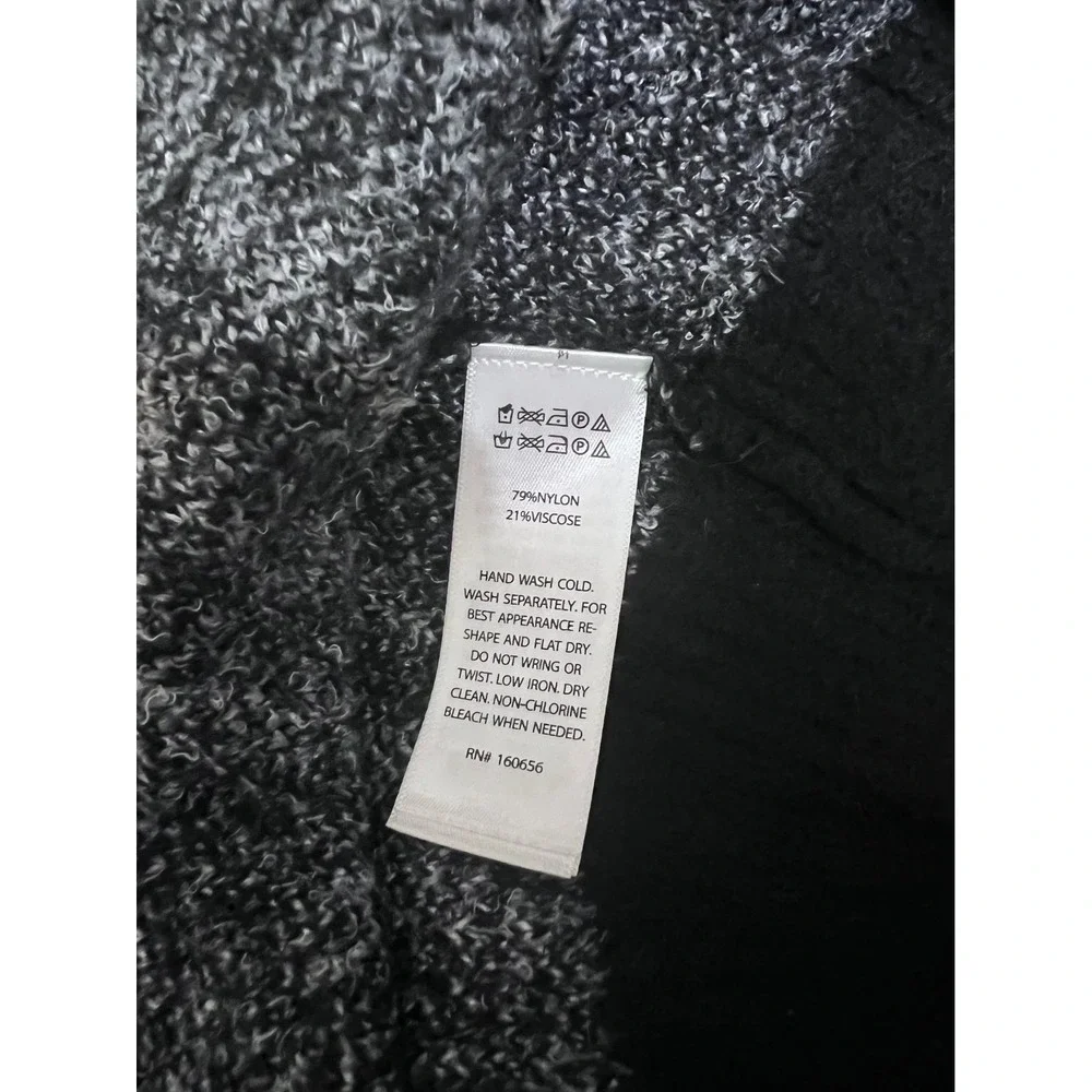 Joie Black and White 80s/90s Style Super‎ Soft Cardigan Sweater S